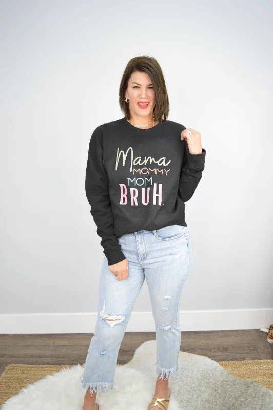 Hazel Blues® | MOMMY BRUH TRANSITION Graphic Sweatshirt Cotton Hoodie Fleece Lining Warmth Hazel Blues® | MOMMY BRUH TRANSITION Graphic Sweatshirt Cotton Hoodie Fleece Lining Warmth