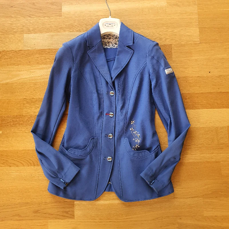 Animo blue show jacket, ladies size 8 (i40) Elasticated Jacket Padded Jacket Insulated Jacket