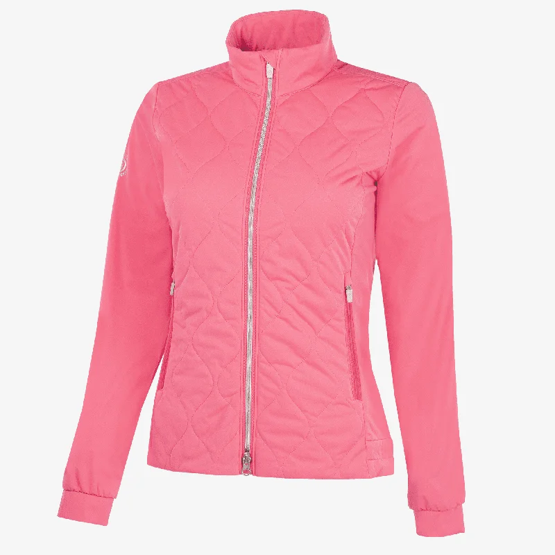 Leora - Windproof and water repellent golf jacket Welt Pockets Slit Pockets Flap Pockets Leora - Windproof and water repellent golf jacket Welt Pockets Slit Pockets Flap Pockets
