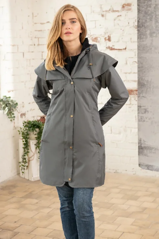 Lighthouse Outrider Jacket -URBAN GREY Toggled Jacket Drawstring Jacket Belted Jacket