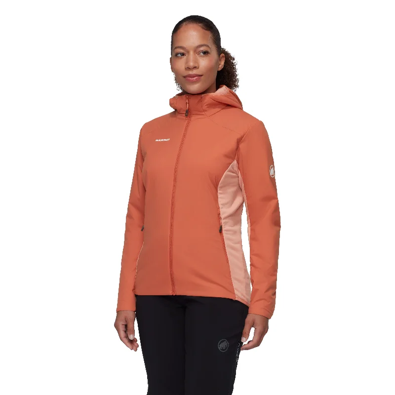 Mammut Women's Rime Light IN Flex Hooded Jacket Toggled Jacket Drawstring Jacket Belted Jacket