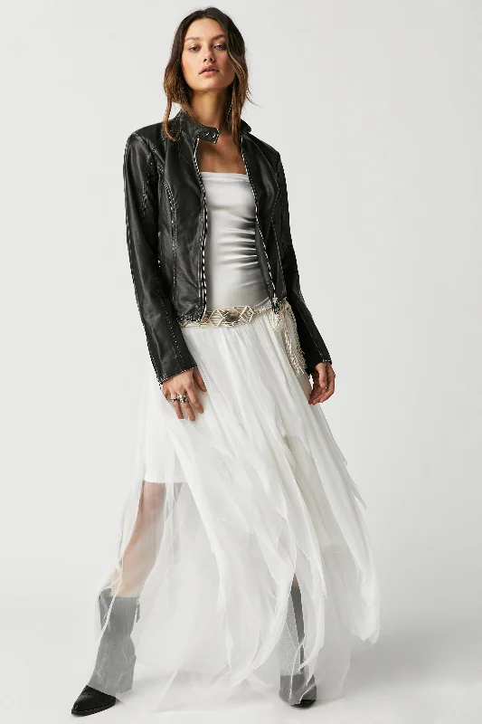 Max Vegan Moto Jacket One-Shoulder Jacket Off-the-Shoulder Jacket Asymmetrical Jacket Max Vegan Moto Jacket One-Shoulder Jacket Off-the-Shoulder Jacket Asymmetrical Jacket