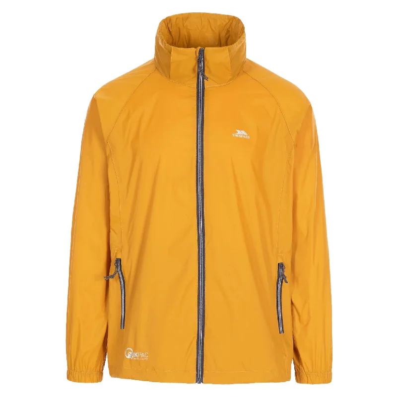 Qikpac X Adults Unisex Unpadded Waterproof Packaway Jacket in Maize Herringbone Jacket Checkered Jacket Solid Jacket Qikpac X Adults Unisex Unpadded Waterproof Packaway Jacket in Maize Herringbone Jacket Checkered Jacket Solid Jacket