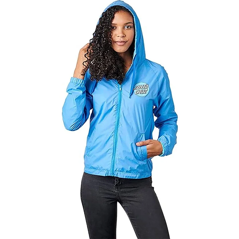 Santa Cruz Other Dot Windbreaker Women's Jackets (Brand New) Embroidered Jacket Appliqued Jacket Beaded Jacket