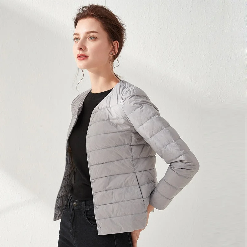 Woman's Ultra-Light Down Jacket Portable Parka, Matte Fabric, Casual Duck Down Coat with Warm Liner Lightweight Outwear of Good Quality Print Jacket Jacquard Jacket Patchwork Jacket Woman's Ultra-Light Down Jacket Portable Parka, Matte Fabric, Casual Duck Down Coat with Warm Liner Lightweight Outwear of Good Quality Print Jacket Jacquard Jacket Patchwork Jacket