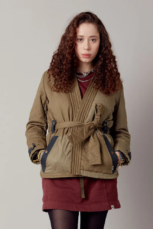 Zuri Cotton Patchwork Jacket Green V-Neck Jacket Boat Neck Jacket Square Neck Jacket Zuri Cotton Patchwork Jacket Green V-Neck Jacket Boat Neck Jacket Square Neck Jacket