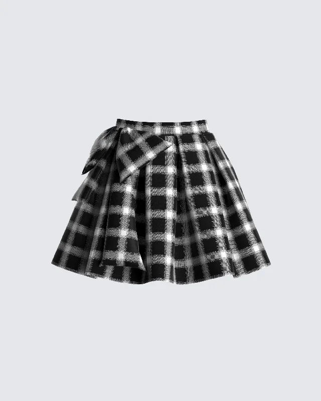 Gianna Pleated Mini Skirt chiffon skirt airy