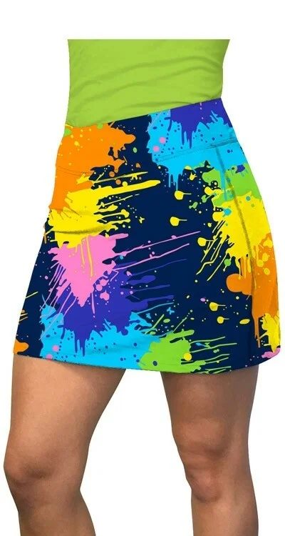 Loudmouth Golf: Women's Active Skort - Blasterpiece breathable skirt fabric