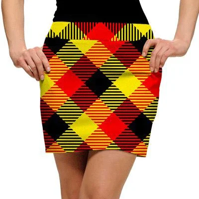 Loudmouth Golf: Women's Skort - Cheezburger (Size 0) denim skirt durable