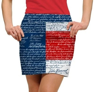 Loudmouth Golf: Women's StretchTech Skort - Declaration of Indepants summer skirt style Loudmouth Golf: Women's StretchTech Skort - Declaration of Indepants summer skirt style