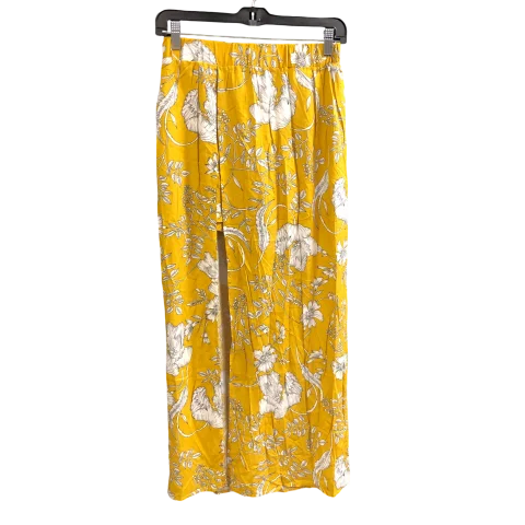 Skort By Cmc In Yellow, Size: M lace skirt feminine