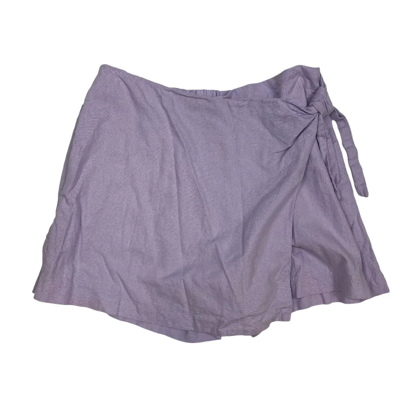 Skort By Old Navy In Purple, Size: M cashmere skirt soft