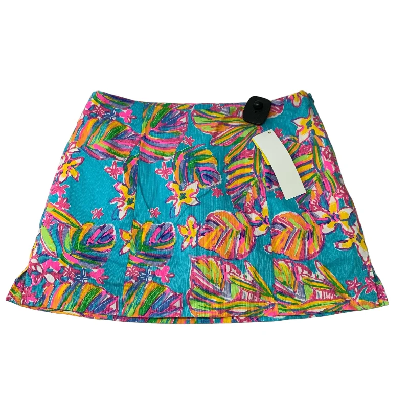 Skort Designer By Lilly Pulitzer In Blue & Pink, Size: S tulle skirt dreamy